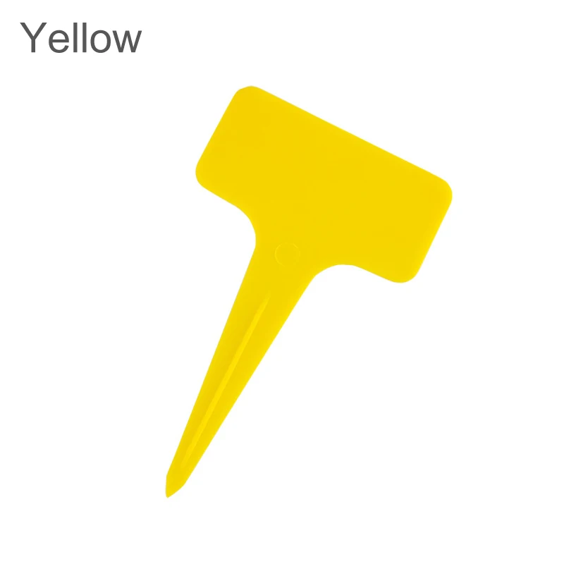 50pcs yellow 2 100 шт. тегов для растений садовая детская этикетка Висячие маркеры для деревьев рассады растения Фруктовые деревья знаки карточка для напоминаний классификационный инструмент - Цвет: 50pcs yellow 2