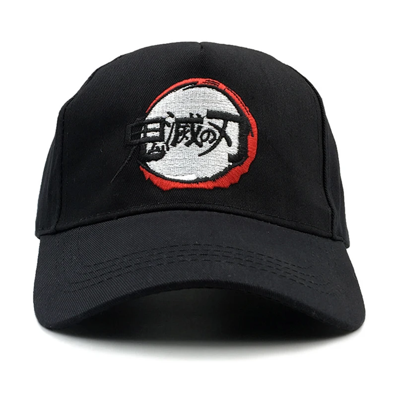 

Бейсболка унисекс с вышивкой, хлопковая кепка от солнца в стиле аниме, для косплея, с рассеканием демонов, камадо, танджиро