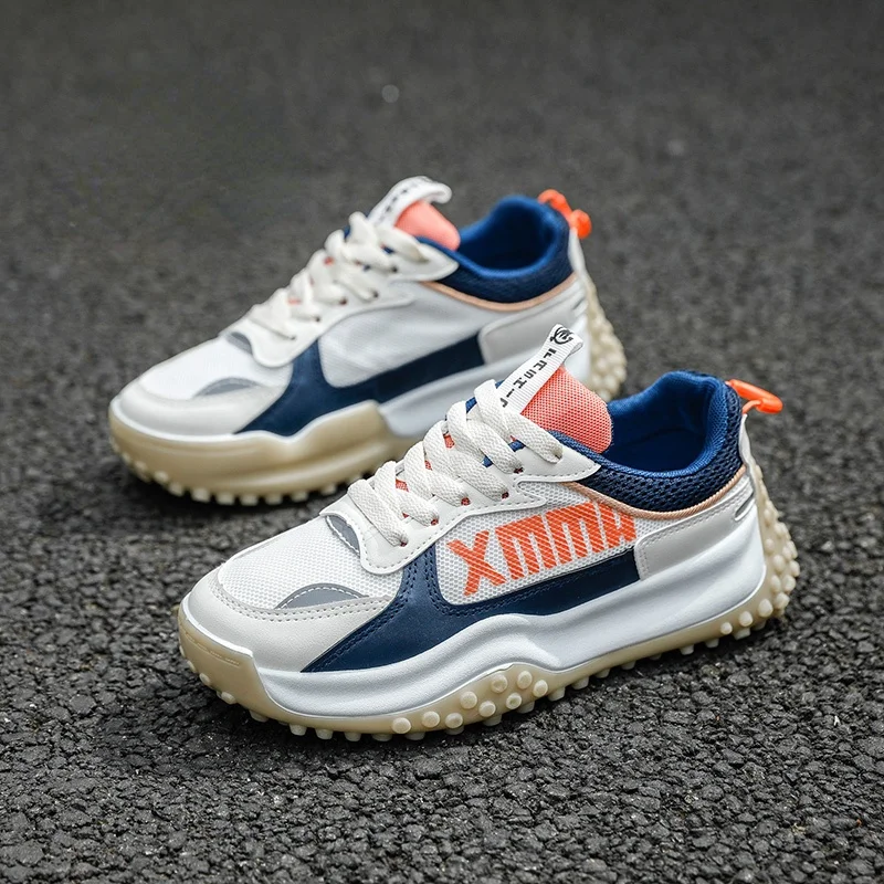 Кроссовки женские на платформе Повседневные Дышащие Нескользящие шнуровке для