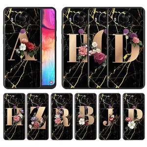 gold letter a marble black case for nokia 7 2 3 4 5 4 5 3 g10 2 3 2 4 soft phone cubierta 2 2 8 3 g20 x10 c20 celular cover free global shipping