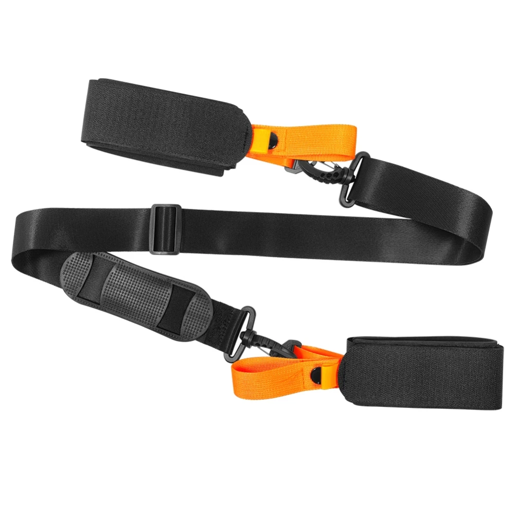 

Adjustable Skiing Shoulder Strap Nylon Skiing Bags Hand Carrier Lash Hand-Held Double Snowboard Bandage Hook Protecting for Ski