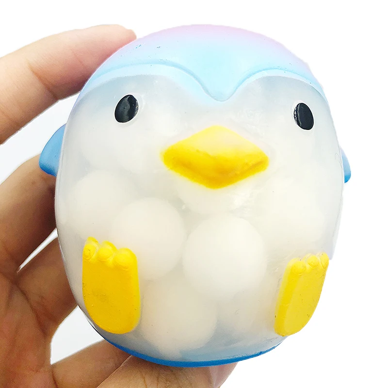 Мягкая игрушка сжималка для взрослых из термопластичного эластопласта медленно