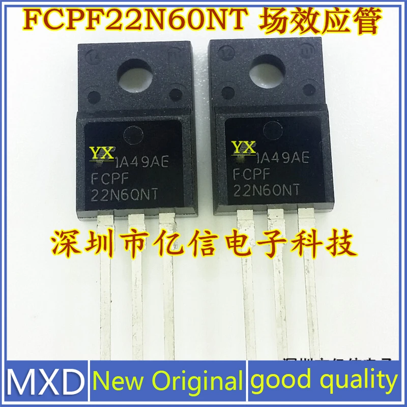 

МОП-трубка FCPF22N60NT 22A600V FCPF22N60, 5 шт./лот