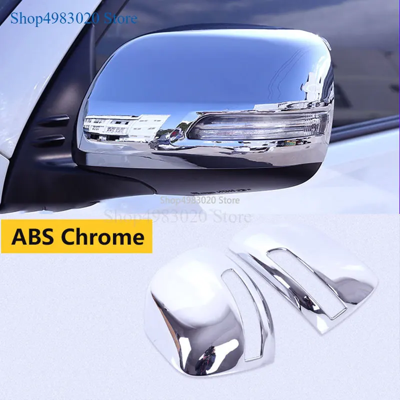 Боковое зеркало заднего вида для Toyota Land Cruiser Prado 150 FJ150 2010 2018 2019 хромированная