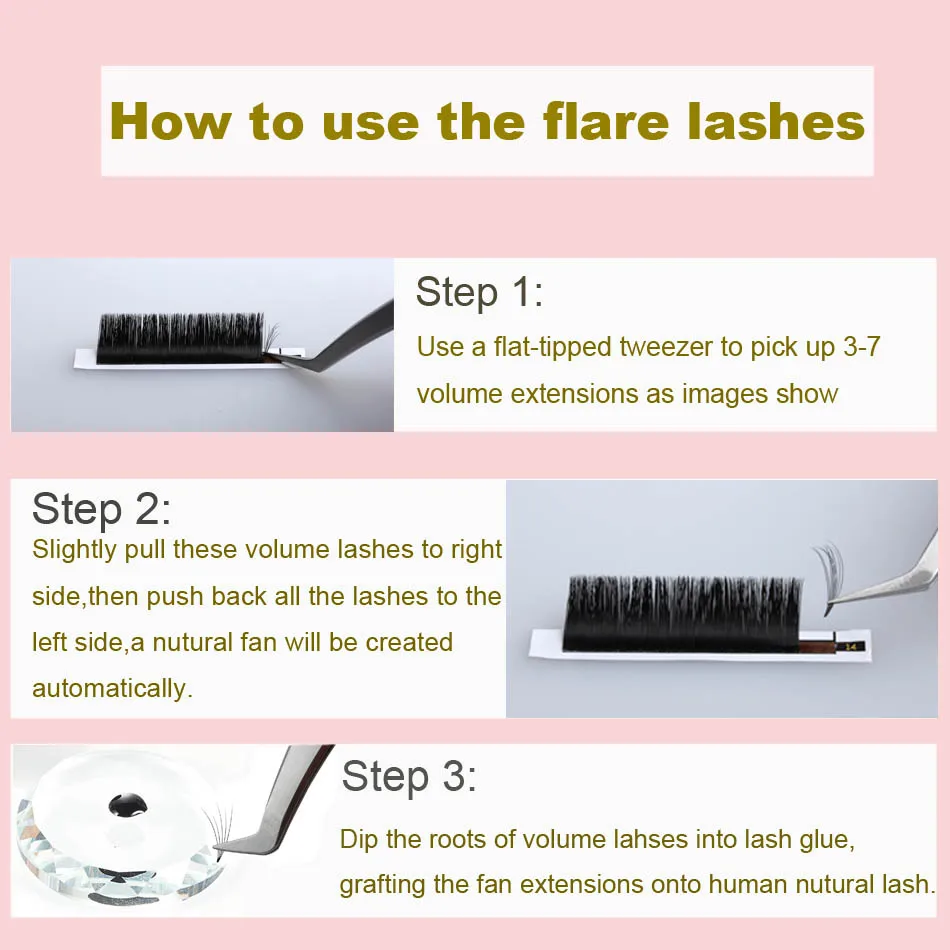 1 коробка для наращивания ресниц яркие ресницы глаз легкие вееры увеличения