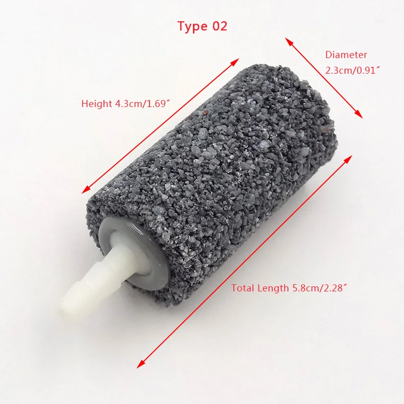 Quarium цилиндрическая форма воздушный камень минеральные пузырьки выпуск