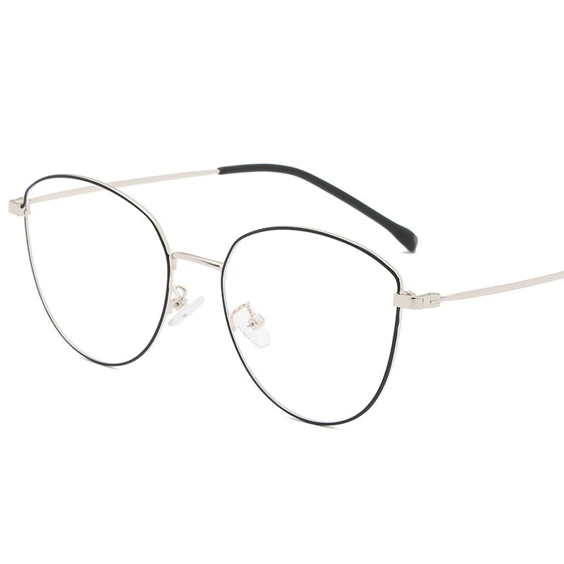 Новые корейские модные анти синие очки стильные металлические плоские