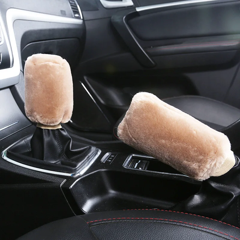 2 предмета автомобилей стояночного тормоза сцепление чехлы из мягкого плюша С