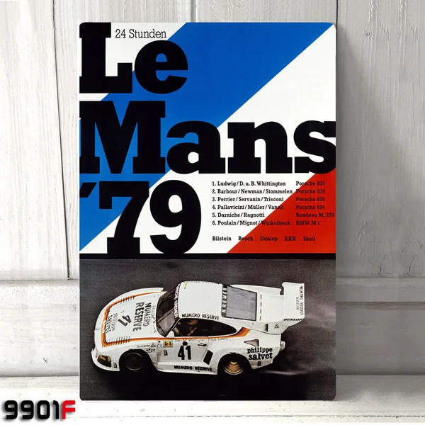 

Le Mans 1979 гоночный автомобиль 24 часа металлический жестяной знак домашний гараж человек пещера Паб Бар настенный Декор настенный плакат (20 см ...