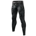 Новинка мужские компрессионные колготки для бега облегающие спортивные Леггинсы камуфляжные брюки быстросохнущие штаны для тренажерного зала фитнеса тренировок мужские брюки