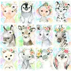 Набор для алмазной вышивки сделай сам, алмазная живопись с рисунком животных, совы,  5D, полное круглое украшение для дома