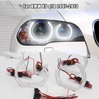 Светодисветодиодный ангельские глазки DTM для BMW X5 E70 2007 2008 2009 2010 2011 2012 2013 DRL Halo M4, стильный комплект белсветильник света, аксессуары