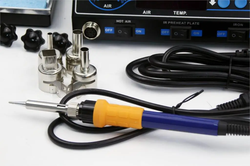 YIHUA-853AAA паяльная станция BGA горячего воздуха пистолет паяльник паяльная станция