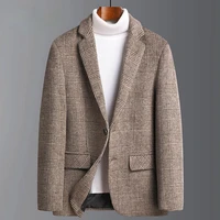 mens suit jacket blazers 2021 autumn winter suits mens wool plaid suits mens trend woolen suits plus size mens clothing