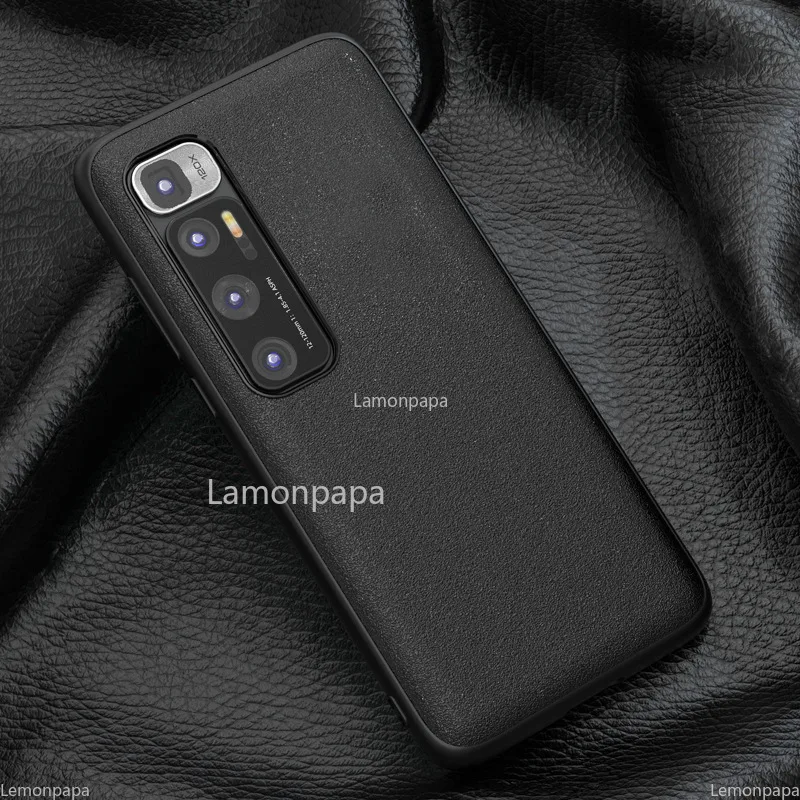 

Luxury Leather Case for Xiaomi 11 Mi 10 ultral Cover Shockproof Vintage Fiber Shell for Xiaomi 11 Ultral Mi 10 Pro Case