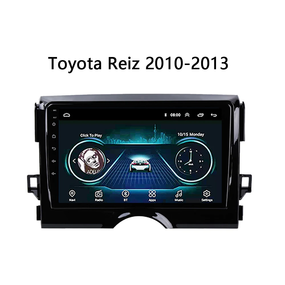 Автомобильная магнитола для Тойота рейз андроид 8 1 gps навигация 2010 2011 2012 2013 с SWC 2.5d