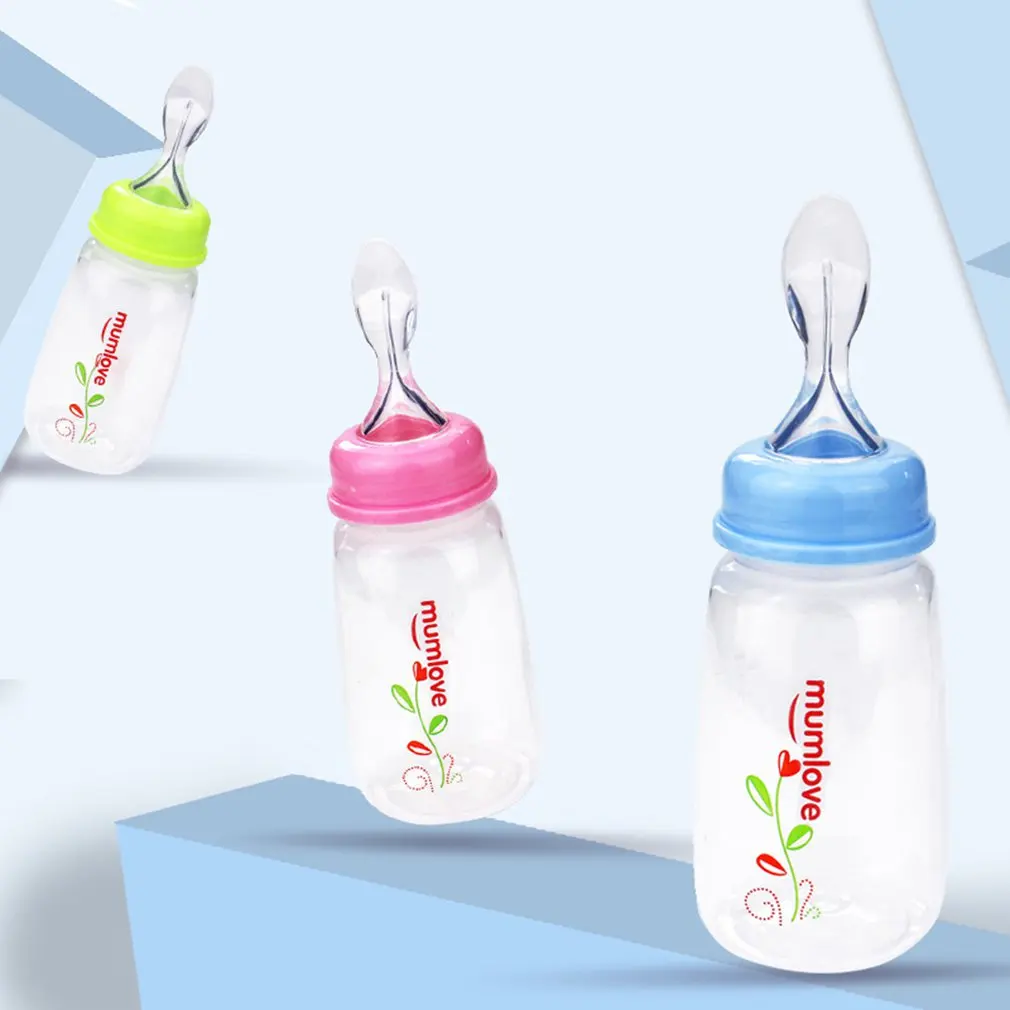 Портативная ложка для кормления младенцев силикон совок обучения рисовые зерна