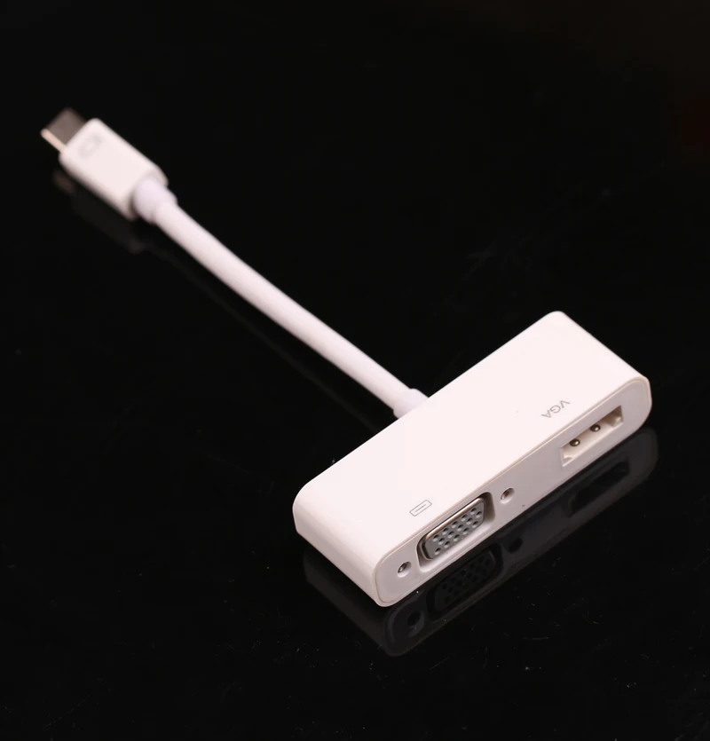 Мини дисплей порт к HDMI VGA адаптер Thunderbolt 2 конвертер DP Видео разъем для MacBook Air Pro ТВ