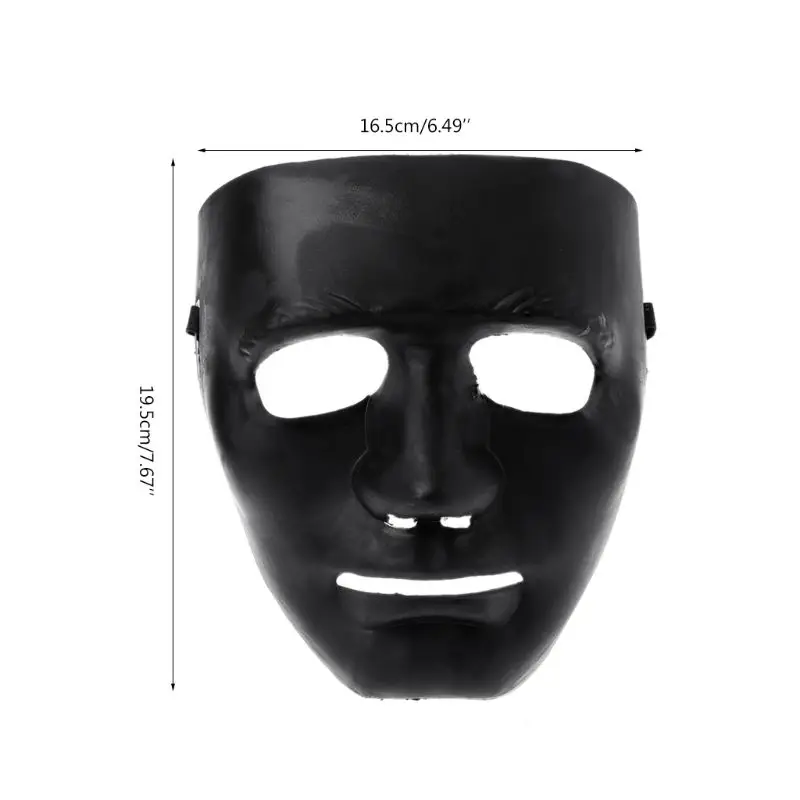Пластиковая плотная маска на все лицо костюм для вечеринки танца в стиле хип