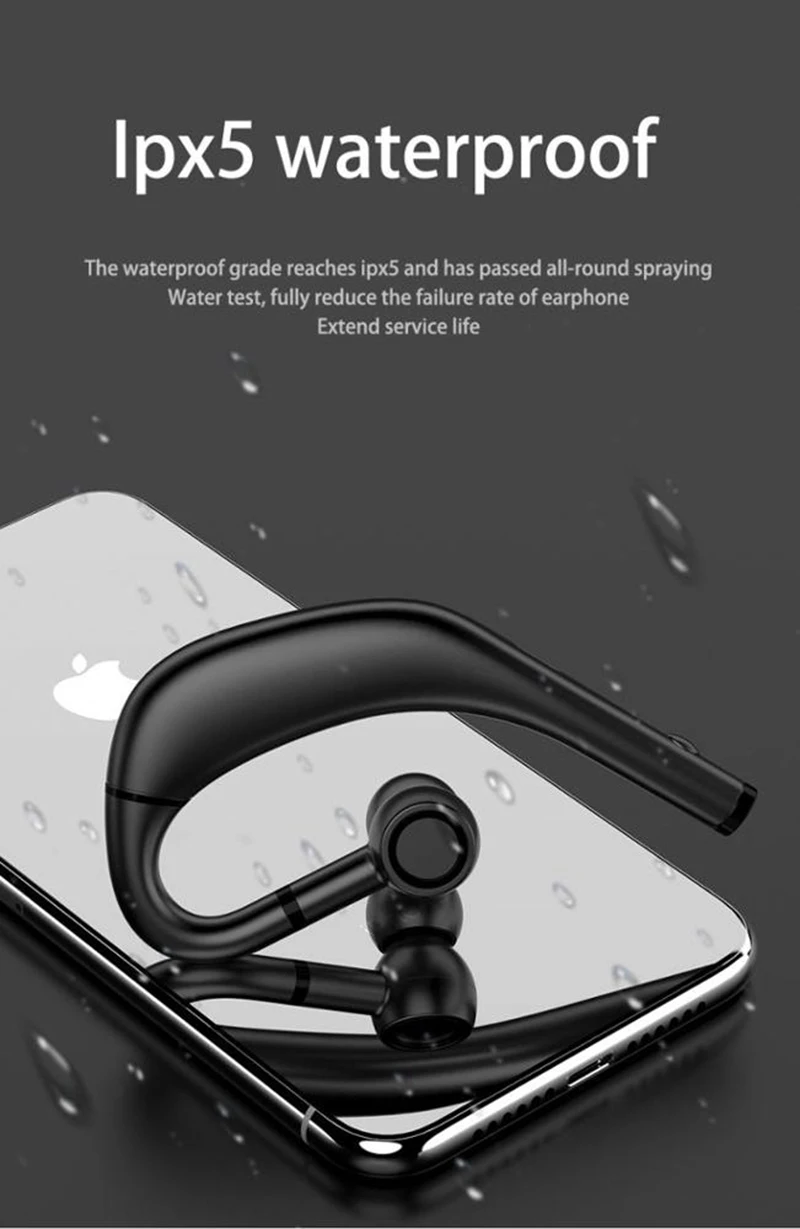 

Bluetooth Earphone Bluetooth headphones Handsfree wireless Bluetooth headset wireless headphones With Microphone sport Driver