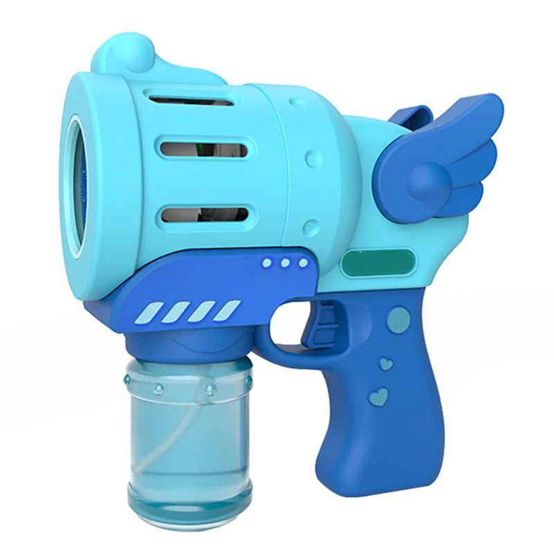 

2021Bubble Machine Automatic Indoor Outdoor Bubble Machine Maker Gun Shape Exciting Bubble Machine Used Gift Reward Children