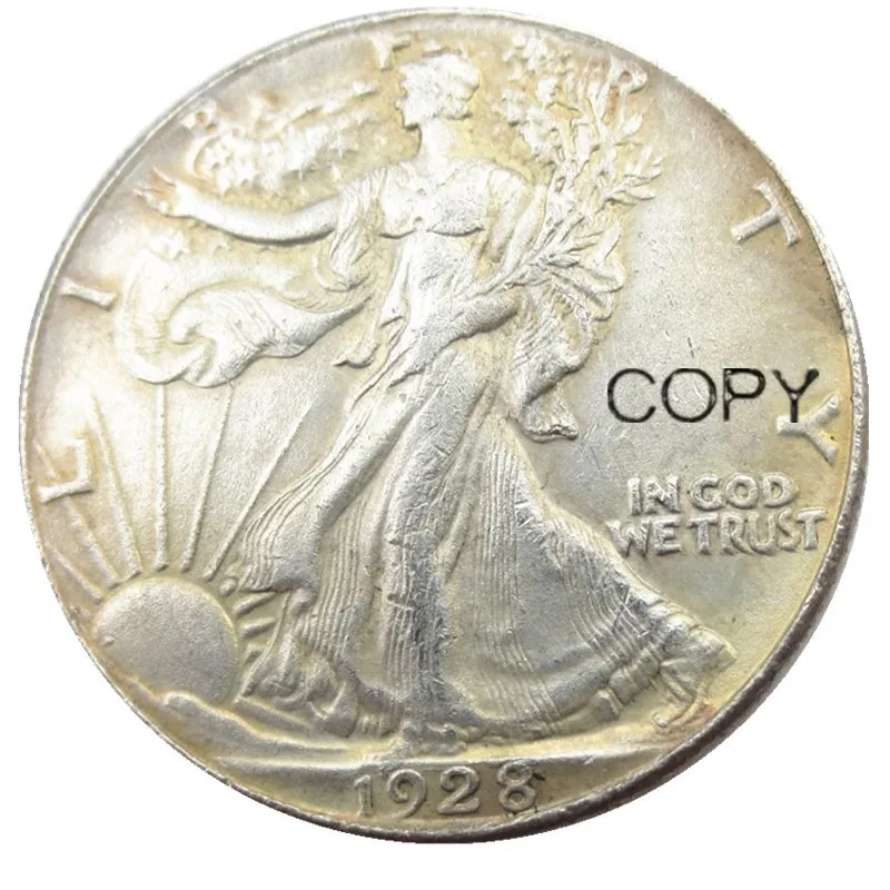 

US 1928S Walking Liberty Half Dollar Silver Plated Copy Coins