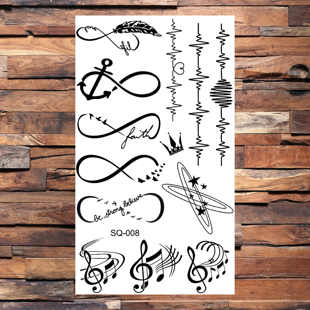 Временные татуировки для женщин и детей Одуванчик любовь реалистичные перья