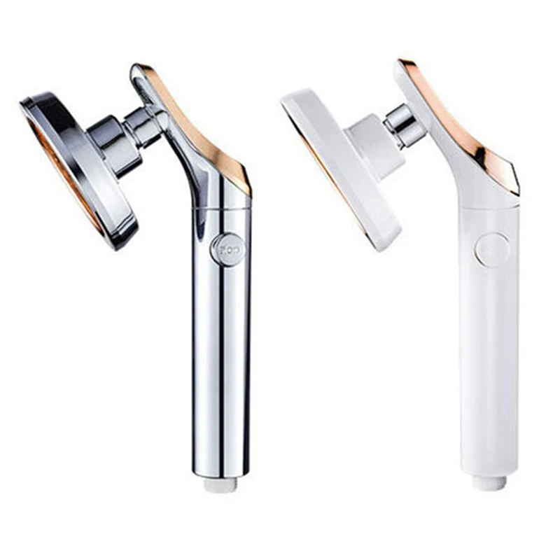 

Практичная вращающаяся ручная насадка для душа для ванной комнаты, регулируемая кнопка остановки, насадка для душа