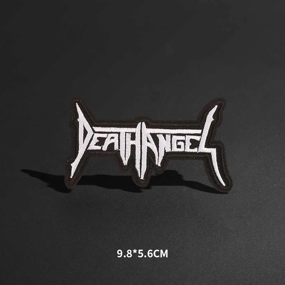 Черная квадратная вышитая нашивка с английской надписью декоративные наклейки