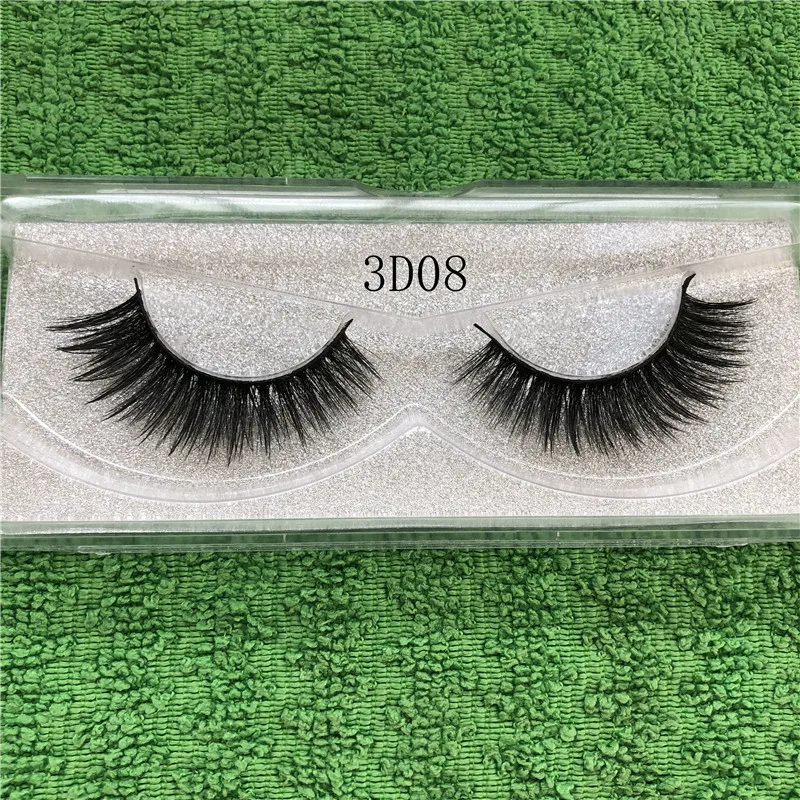 3D норковые Накладные ресницы природных тонкими пушистый пышный объем