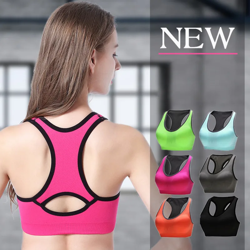 Спортивный женский бюстгальтер для фитнеса бега спортивные бюстгальтеры топ