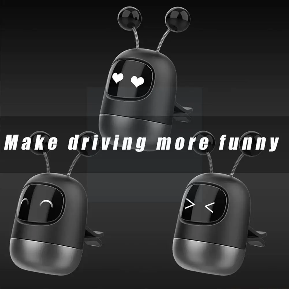 

Cute Robot Car Air Freshener Air Aromatherapy Condition Diffuser Car Air Vent Mount Clip Car Auto Accessories Perfume Girl W2T3