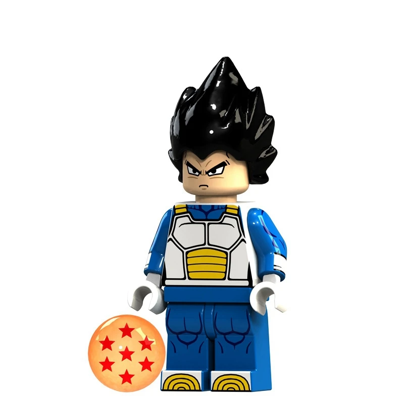 XP055 Dragon Ball Z Супер Saiyans Goku Vegeta Krillin trunks Cell Broly Аниме фигурки строительные блоки подарки для детей игрушки - Цвет: XP055