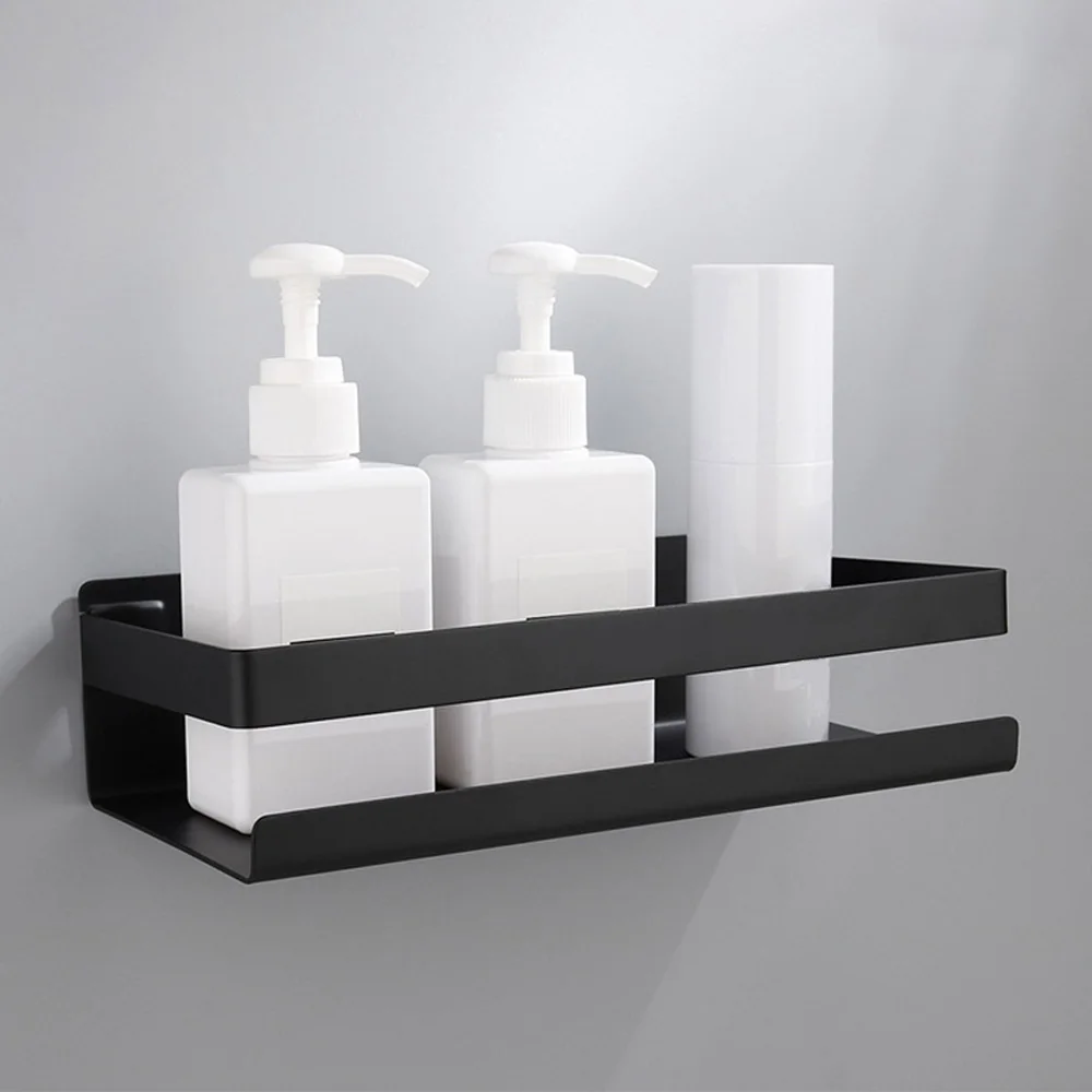 

Adhesive Shower Shelf Bathroom Shelf Without Drilling Shower Caddy Stainless Steel Stand Single Tier Shower Head Holder Shelf