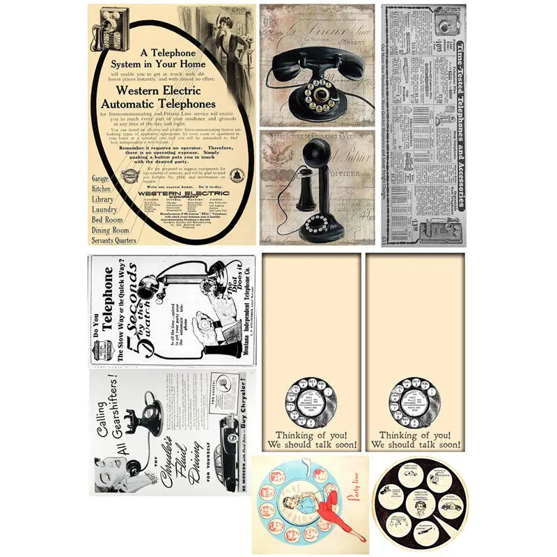 2 шт./лот винтажная декоративная наклейка в виде цирковых клоунов сделай сам