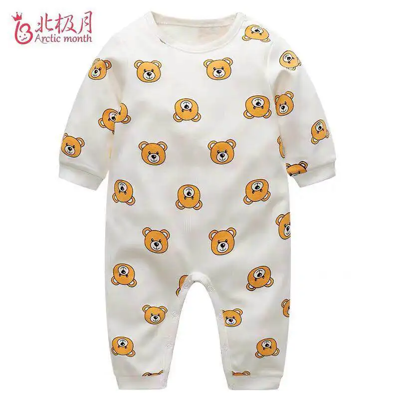 Новинка Сезон осень Детские брендовые комбинезоны Одежда для маленьких