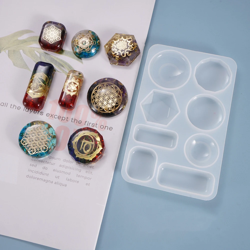 Новые силиконовые геометрические формы для изготовления серег DIY Ювелирный