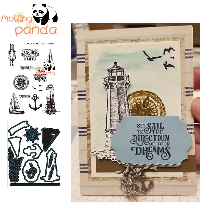 

Металлические штампы и штампы Sailboat для скрапбукинга, стальное ремесло, штамп для тиснения