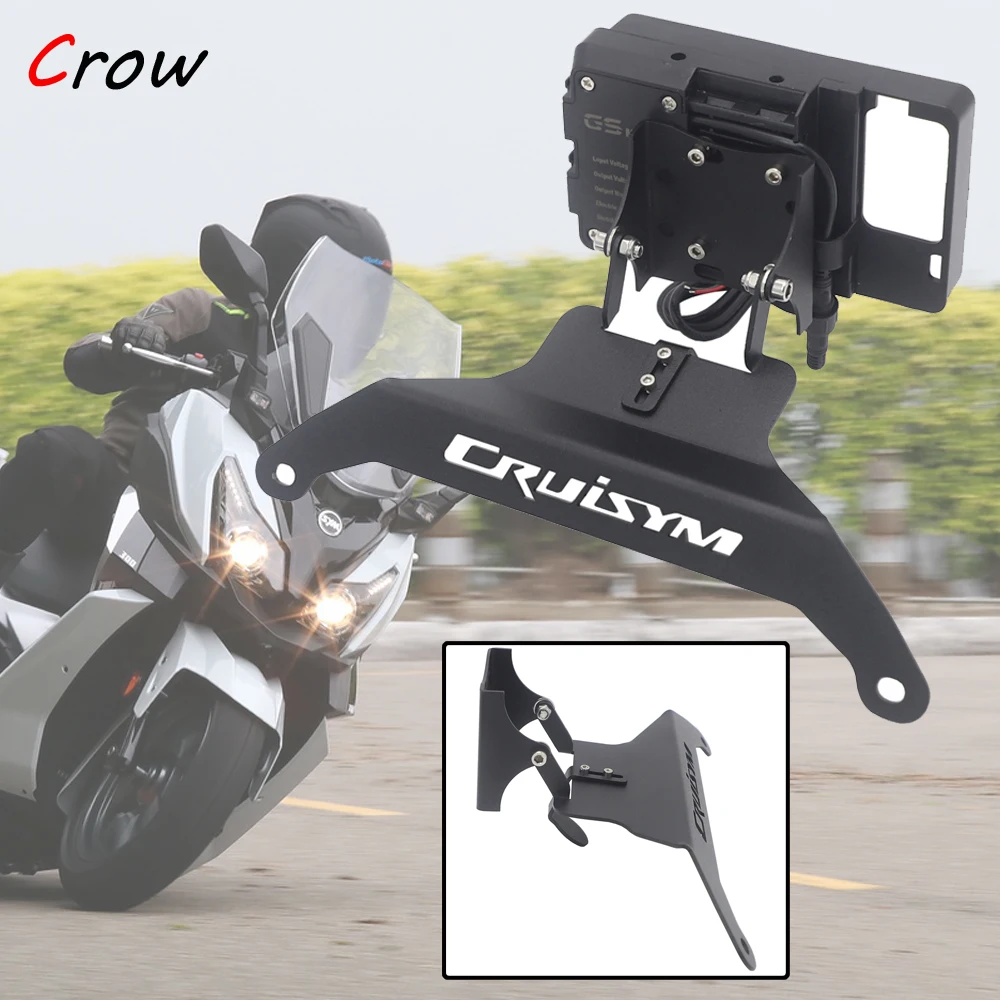 

For SYM CRUISYM300 CRUISYM 300 CRUISYM 300i Windshield Mount Navigation Bracket GPS Smartphone Holder Motorcycle