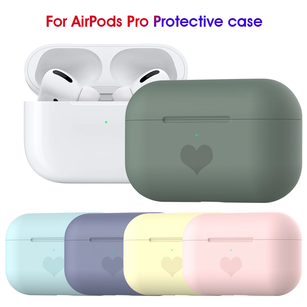 Ультратонкий чехол для наушников Airpods Pro беспроводных с милым красочным рисунком