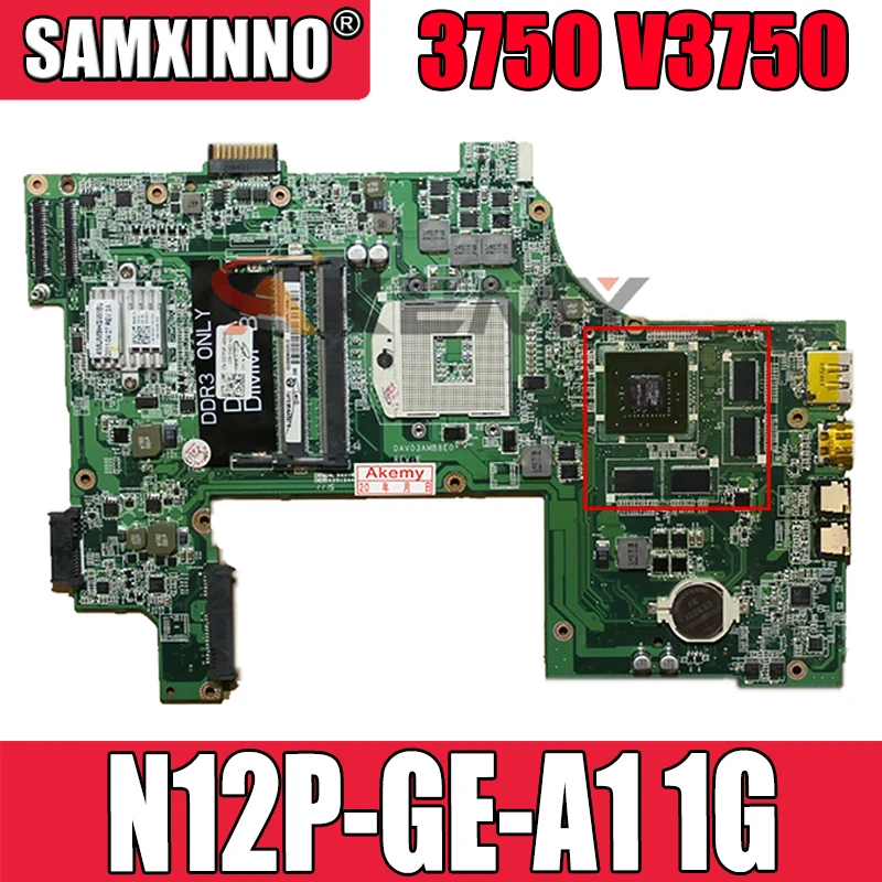 Оригинальная материнская плата для ноутбука DELL Vostro 3750 V3750 CN-01TN63 01TN63 DAV03AMB8E0 DAV03AMB8E1