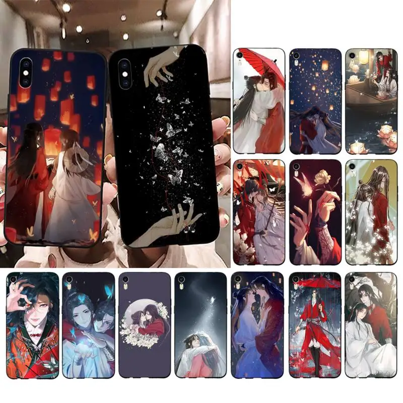 

Aesthetic Chinese style Tian Guan Ci Fu Phone Case for iPhone 13 11 12 pro XS MAX 8 7 6 6S Plus X 5S SE 2020 XR cover