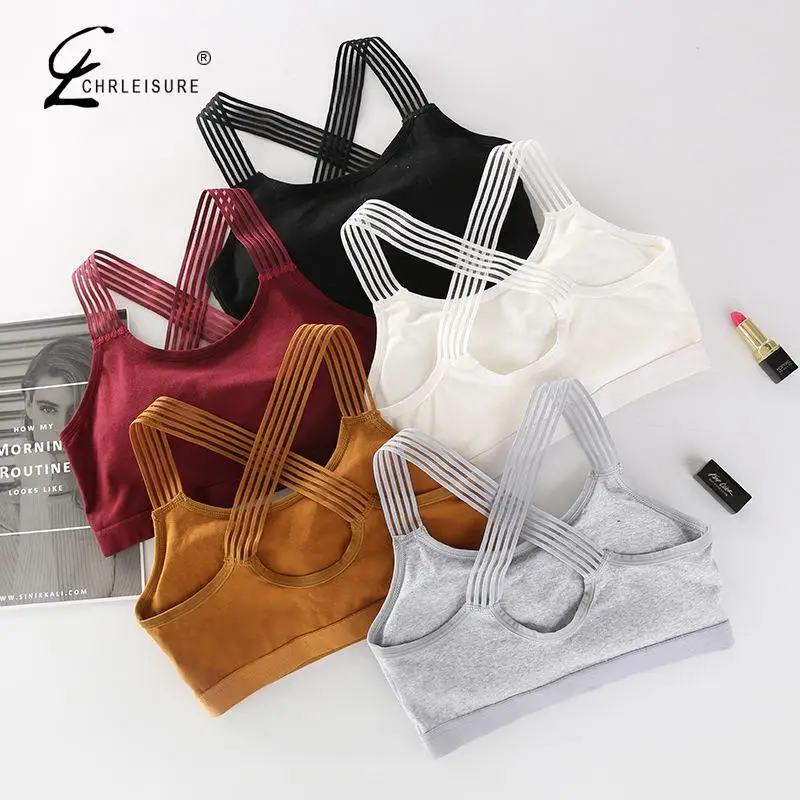Однотонный женский лифчик бюстгальтер для фитнеса ударопрочный спортивный