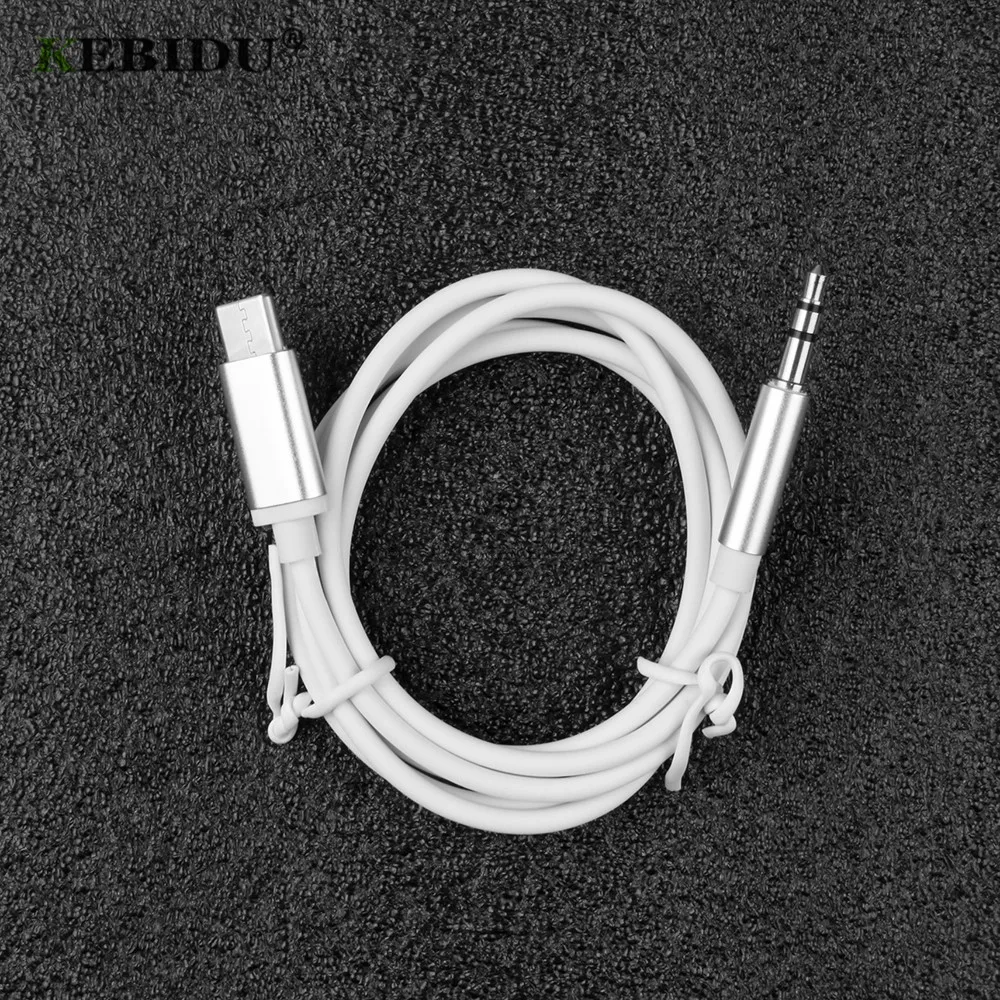 Аудиокабель KEBIDU Type C USB Type-C с разъемом 3 5 мм для подключения наушников к