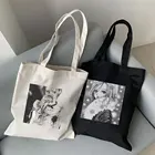 2021 летняя Холщовая Сумка через плечо в стиле японского манга, аниме, Нана, Осаки, повседневная сумка большой емкости, винтажная женская сумка в стиле Харадзюку
