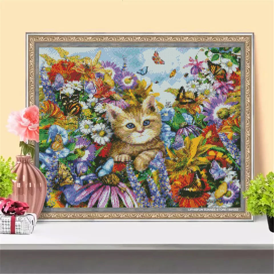 Алмазная 5D картина сделай сам полноразмерная с круглым пейзажем вышивка