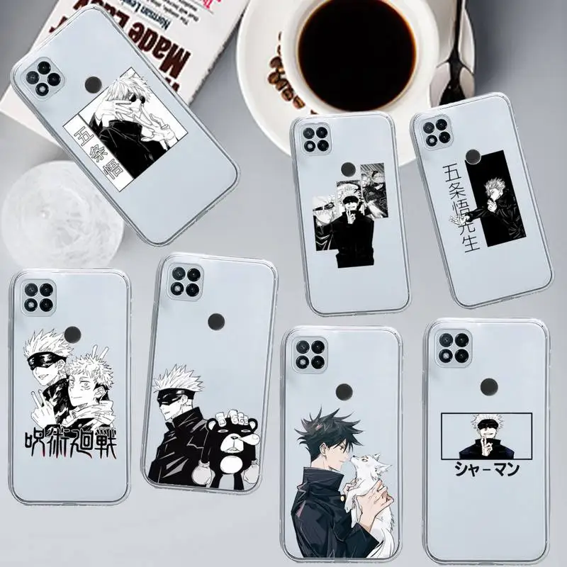 

Jujutsu Kaisen japanese Anime manga Phone Case Transparent for Xiaomi redmi note 8 9 10 11 t lite pro ultra mix 4 k40