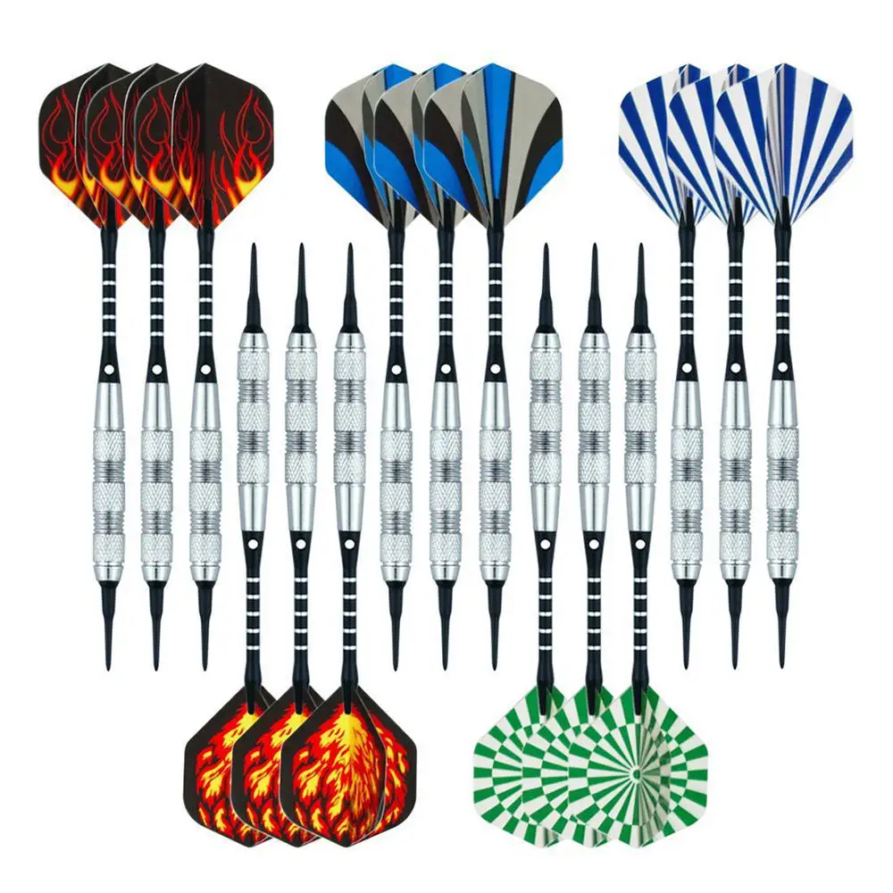 

5pcs Soft Darts Aluminum Darts Hot Styles Iron Copper LDart Nice Flights Darts Indoor Office Home Throwing Game Toy