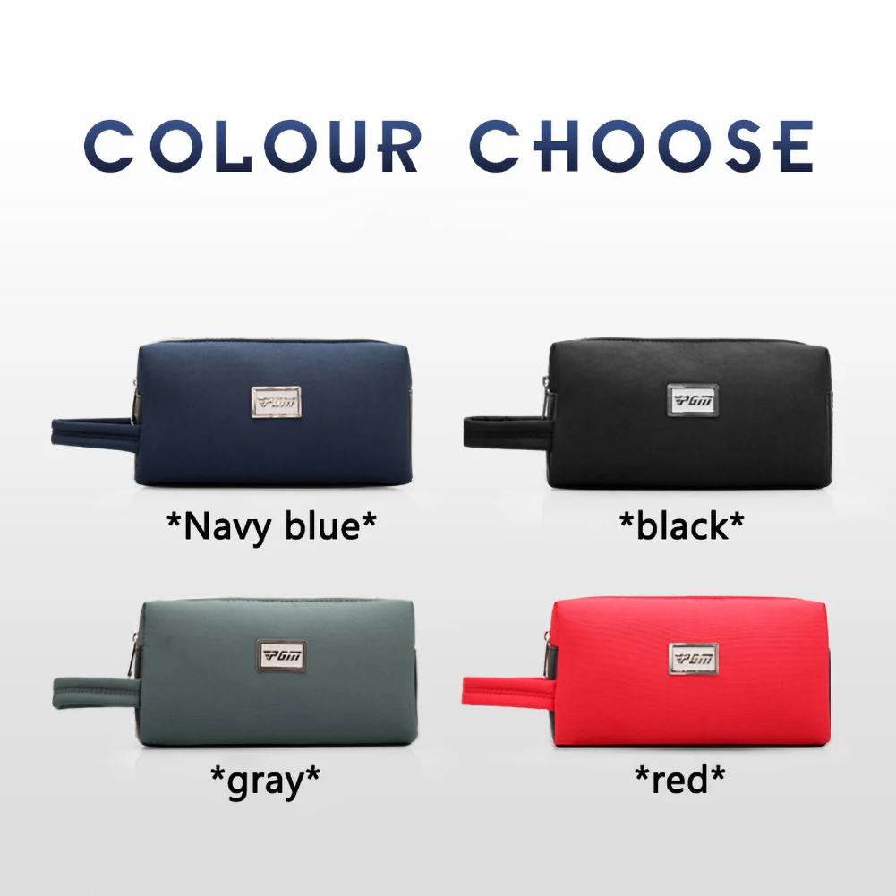 

1Pc Golf Bag Sports Supplies Large Capacity Storage Pouch Handbag Clutch Bag Zip Fashion Rivet South Korea Trendy Bag