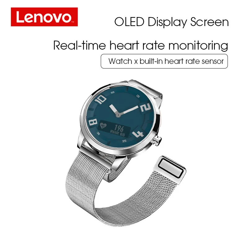 Lenovo Смарт часы X Sports Edition BT5.0 световой указатель Smartwatch OLED экран двойной слой силиконовый ремешок наручные часы